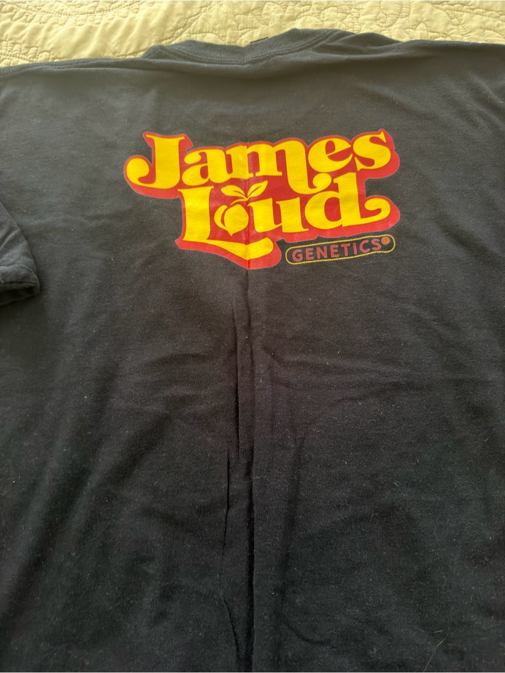 Men's James loud genetics Black Logo T-Shirt